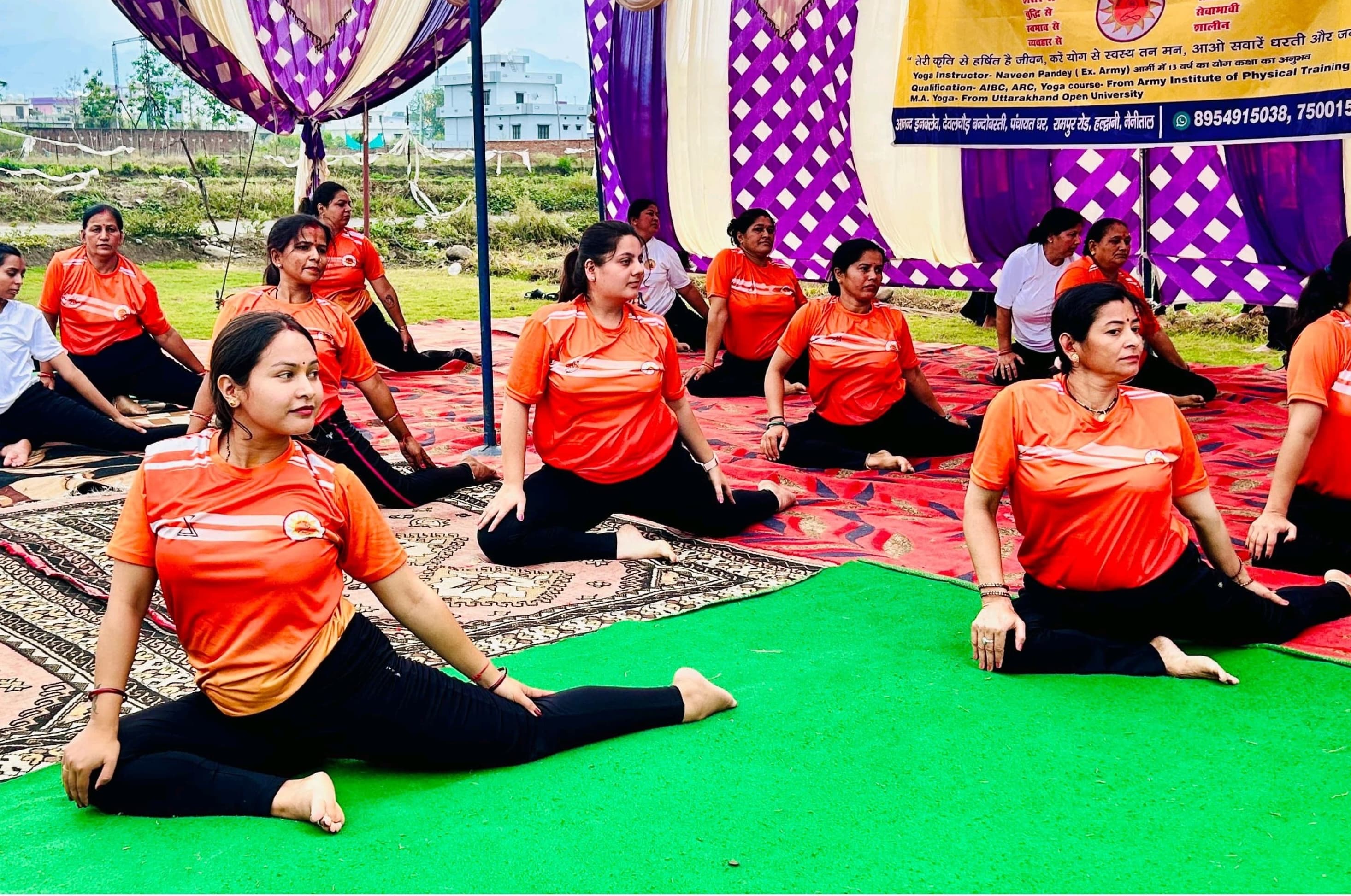 Vibha Bisht in meditation at Kasar Devi Temple — the spiritual start of her yoga journey